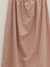 BASERANGE Elastic waist skirt Comfortable French BAS-SKCA-PO-SU25-FEN Pink